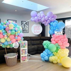 Organic Balloon Decoration – Pastel