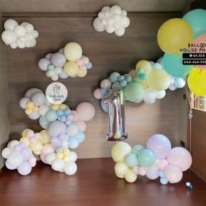 Organic Balloon Decoration – Pastel