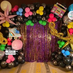 Organic Balloon Decoration – Colorful