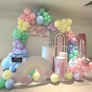 Organic Balloon Decoration – Pastel