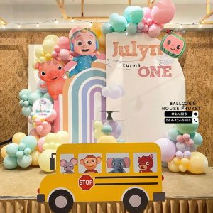 Organic Balloon Decoration – Cocomelon