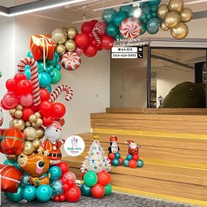 Organic Balloon Decoration Christmas