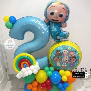 Number Balloon Centerpiece