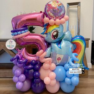 Number Balloon Centerpiece