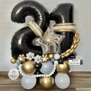 Number Balloon Centerpiece