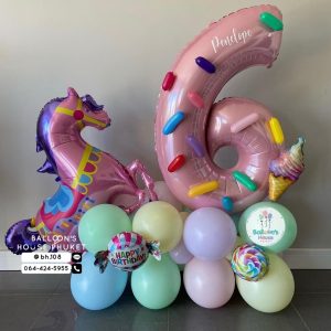 Number Balloon Centerpiece