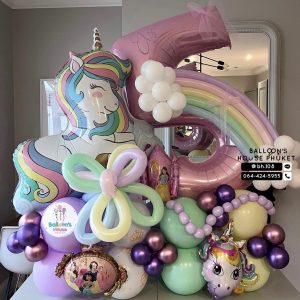 Number Balloon Centerpiece