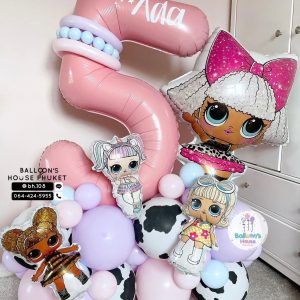 Number Balloon Centerpiece