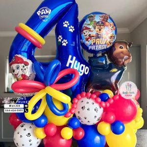 Number Balloon Centerpiece