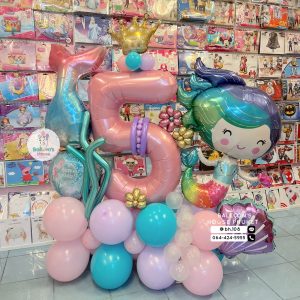 Number Balloon Centrepiece