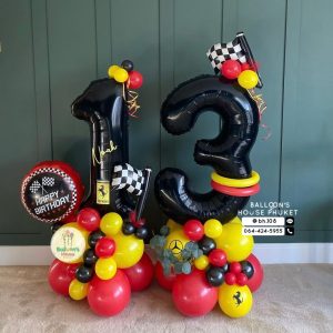 Number Balloon Centrepiece