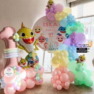 Number Balloon Centrepiece