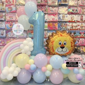 Number Balloon Centrepiece