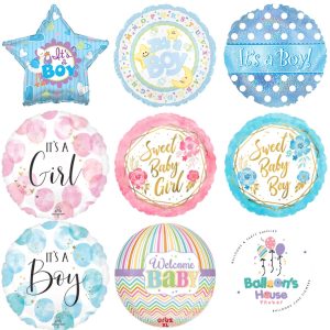 Baby Categories Themed Foil Balloons