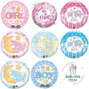 Baby Categories Themed Foil Balloons