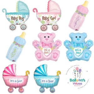 Baby Categories Themed Foil Balloons