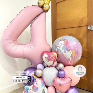 Number Balloon Centerpiece
