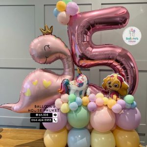 Number Balloon Centerpiece