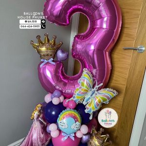 Number Balloon Centerpiece