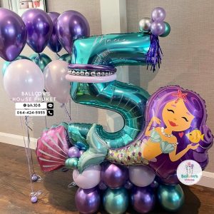 Number Balloon Centerpiece