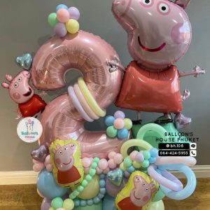 Number Balloon Centerpiece