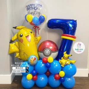 Number Balloon Centerpiece