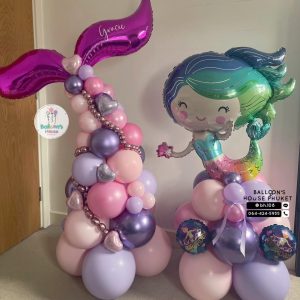 Mermaid Balloon Centerpiece