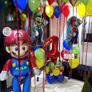 40inch Foil Number & Bouquet Balloon Set
