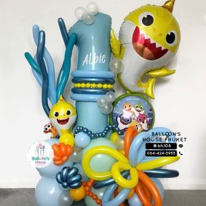 Number Balloon Centerpiece