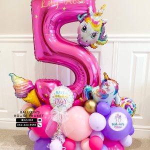 Number Balloon Centerpiece