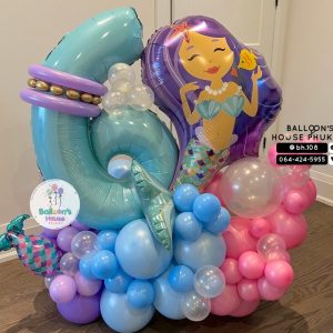 Number Balloon Centerpiece