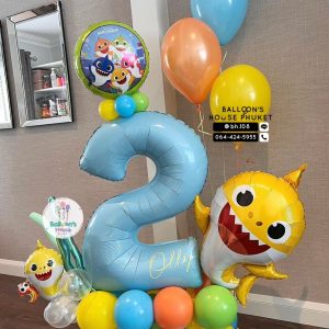 Number Balloon Centerpiece