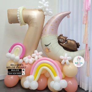 Number Balloon Centerpiece