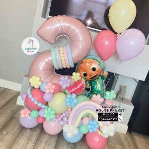Number Balloon Centerpiece