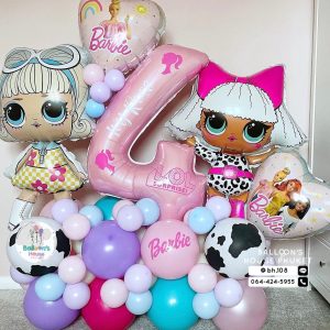 Number Balloon Centerpiece