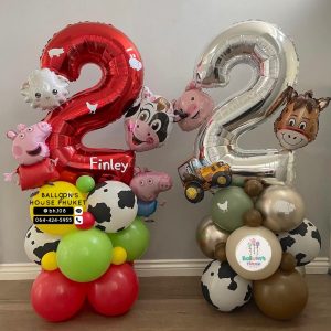 Number Balloon Centerpiece