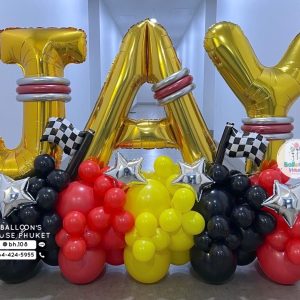 Letter Balloon Centerpiece