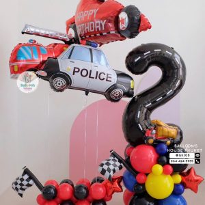 Number Balloon Centrepiece