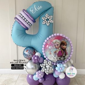 Number Balloon Centerpiece