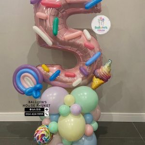 Number Balloon Centerpiece