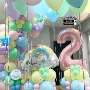 Number Balloon Centerpiece