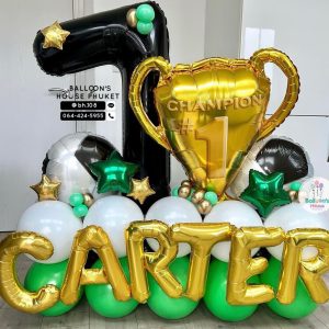 Number Balloon Centerpiece