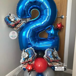 Number Balloon Centerpiece