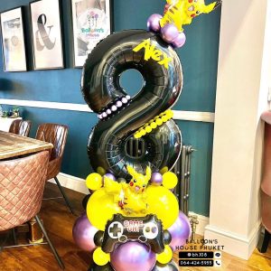 Number Balloon Centerpiece