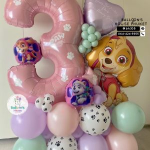 Number Balloon Centerpiece