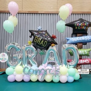 Letter Balloon Centrepiece