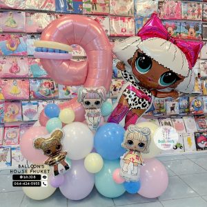 Number Balloon Centerpiece