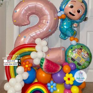 Number Balloon Centerpiece