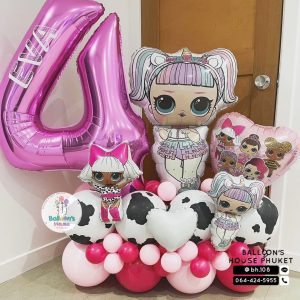 Number Balloon Centerpiece