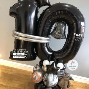 Number Balloon Centerpiece